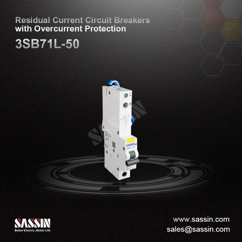 3SB71L-50, RCBO, integrated with earthing cable