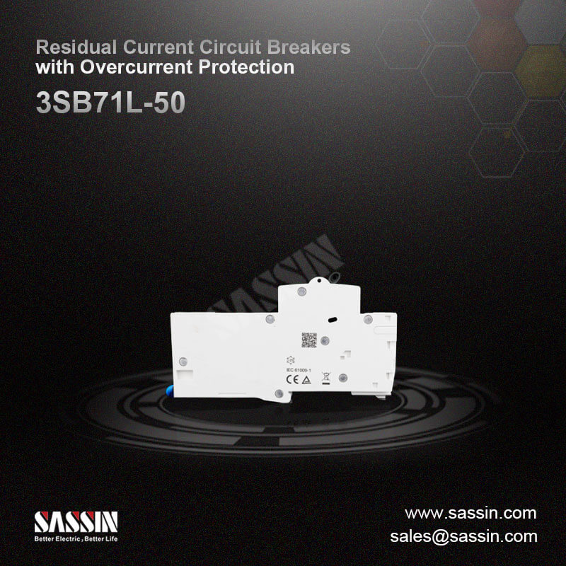 3SB71L-50, RCBO, integrated with earthing cable